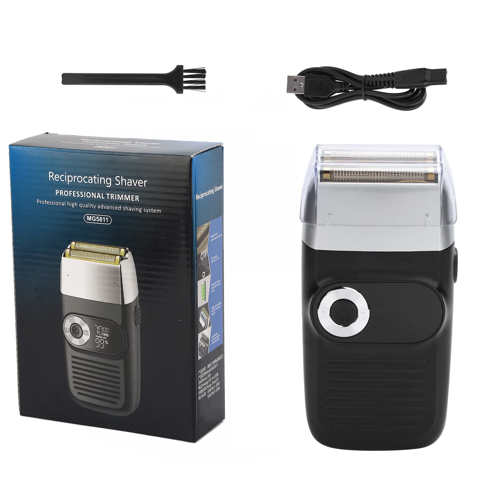 Men's Electric Razor Electric Shaver Rechargeable Bald Head Shaver Electric Shavers Men Foil Razor For Bald Head Mens Hair Bald Shaver Electric Shaver For Bald Head Shaver For Men, Lcd Liquid Crystal