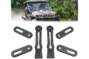 Chikia Hood Straps Door Hinge Rubber Return Latch Replacement for Yamaha Rhino Hisun UTV 500 700,Massimo 500 700,Axis 500 700,Coleman 500 700,Bennche,Cub Cadet