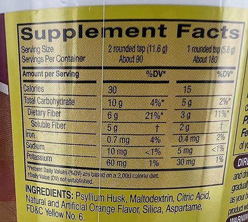 Kirkland Signature Sugar-Free Psyllium Fiber Supplement Powder, 360 DosesQ