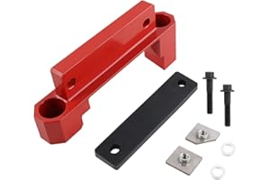 ANWENCHAPEY Billet Rear Differential Brace Compatible with Charger/Challenger/Scat Pack Redeye 2015-2023 (Red Finish)
