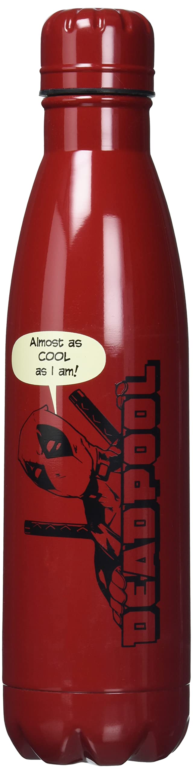 Marvel Deadpool (Peek-a-Boo) Drinks Bottle,Multi-coloured,26 cm,MDB25394