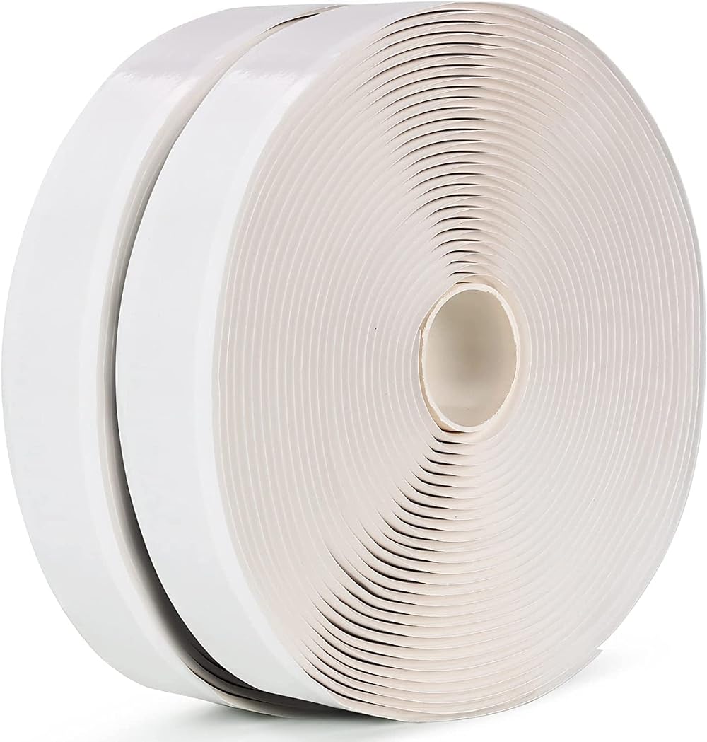 LLPT Butyl Seal Putty Tape 2 Packs White 3mm x 25mm x 10m Waterproof