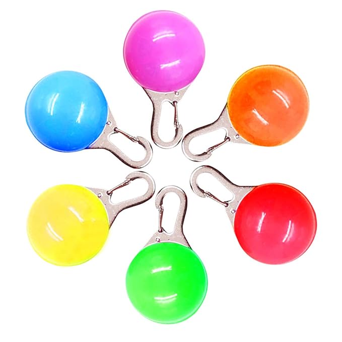 Hund Leuchtanhänger, 6 PACS Sicherheits ClipOn LED Blinklicht