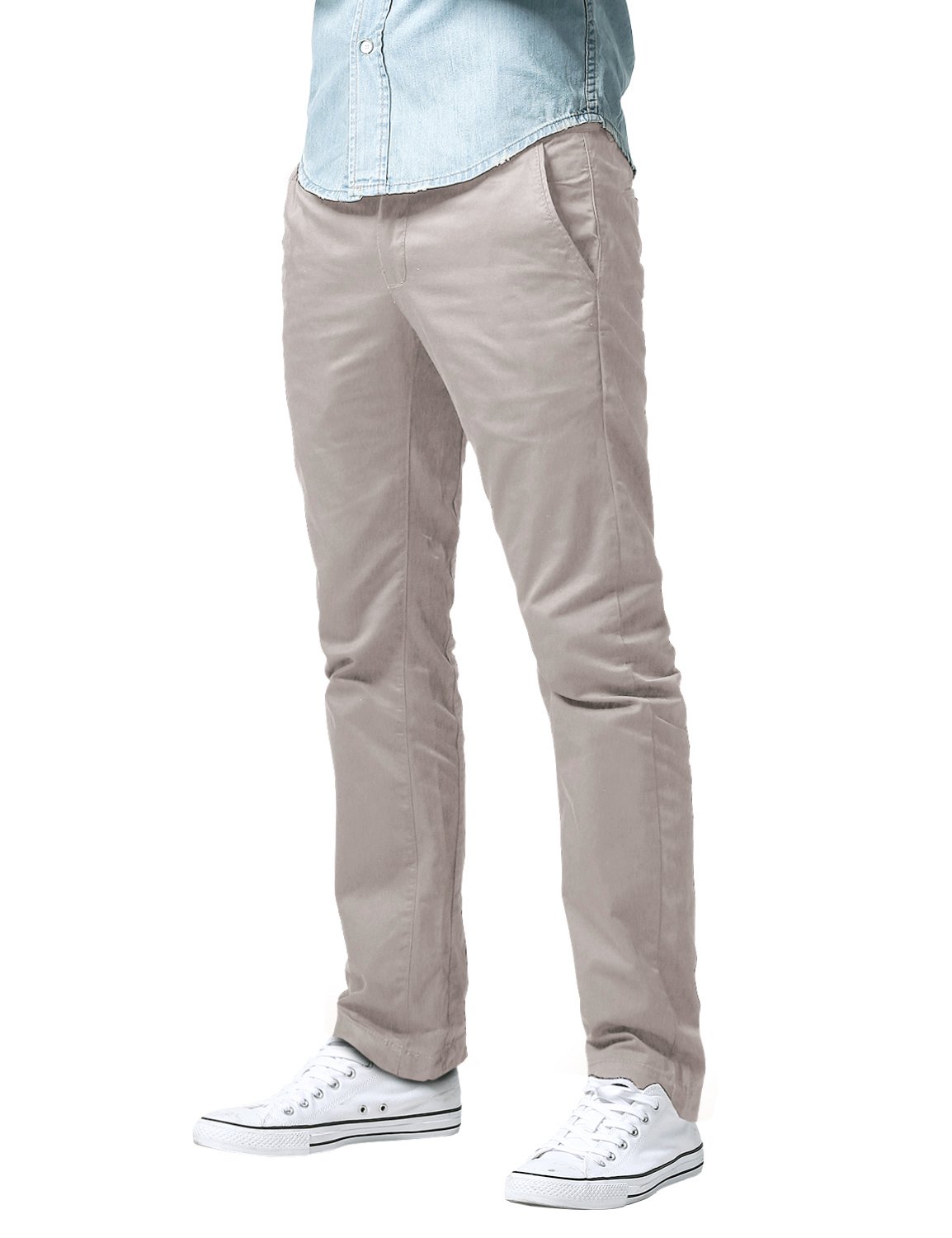 Match Men's Slim Fit Straight Leg Casual Pants