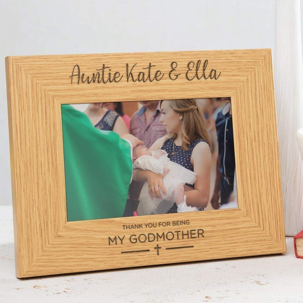 christening frame personalised
