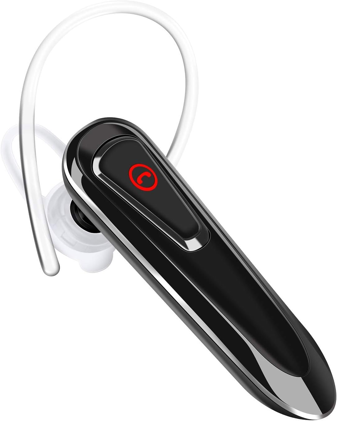 JIANYIJIA Bluetooth Headset,Wireless Bluetooth earpiece with Noise-cancelling Mic Driver Headset Bluetooth V5.0 Up To 20H Talking Time Compatible iPhone, Android Other Smartphones