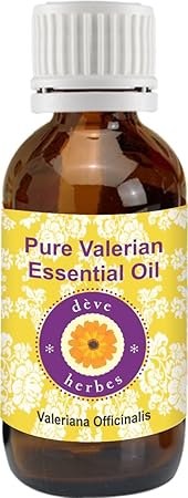 Deve Herbes Pure Valerian Essential Oil (Valeriana Officinalis) 100% Natural Therapeutic Grade Steam Distilled for Personal Care, 5 ml