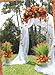 White Metal Arch for Wedding Bridal Shower Home Garden Christmas Decorative Arch