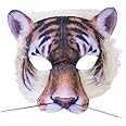 Rubies Unisex Animal Face Mask, Tiger, One Size