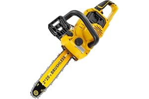 40V(20V*2) 16" Brushless Chainsaw Cordless, Electric Chainsaw Fully Compatible with DeWalt 20V MAX, Auto-Oiling, Tool-Free Te