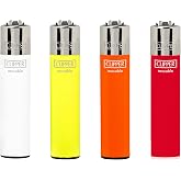 Clipper Lighters Solid Colors (4 Pack)
