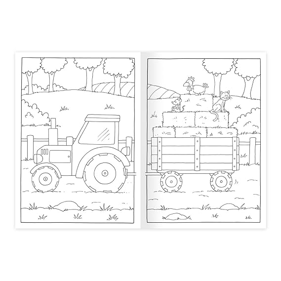 Ausmalbilder Stall Bauernhof