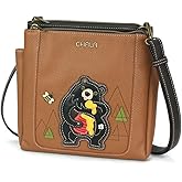 CHALA Merry Messenger RFID Protected Women Faux Leather Shoulder Purse with Adjustable Crossbody Strap | RFID Protected, Faux Leather