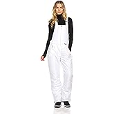 Arctic Quest Womens Ski Snow Bibs Pants Insulated Water Resistant Overalls Snowboarding Winter Waterproof Pants Women
