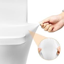 2 Pack 6 Feet White Spandex Tablecloth for
