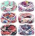 Toptim Baby Girl's Turban Headband Head Wrap Knotted Hair Band (Cross Model 6 Pack)