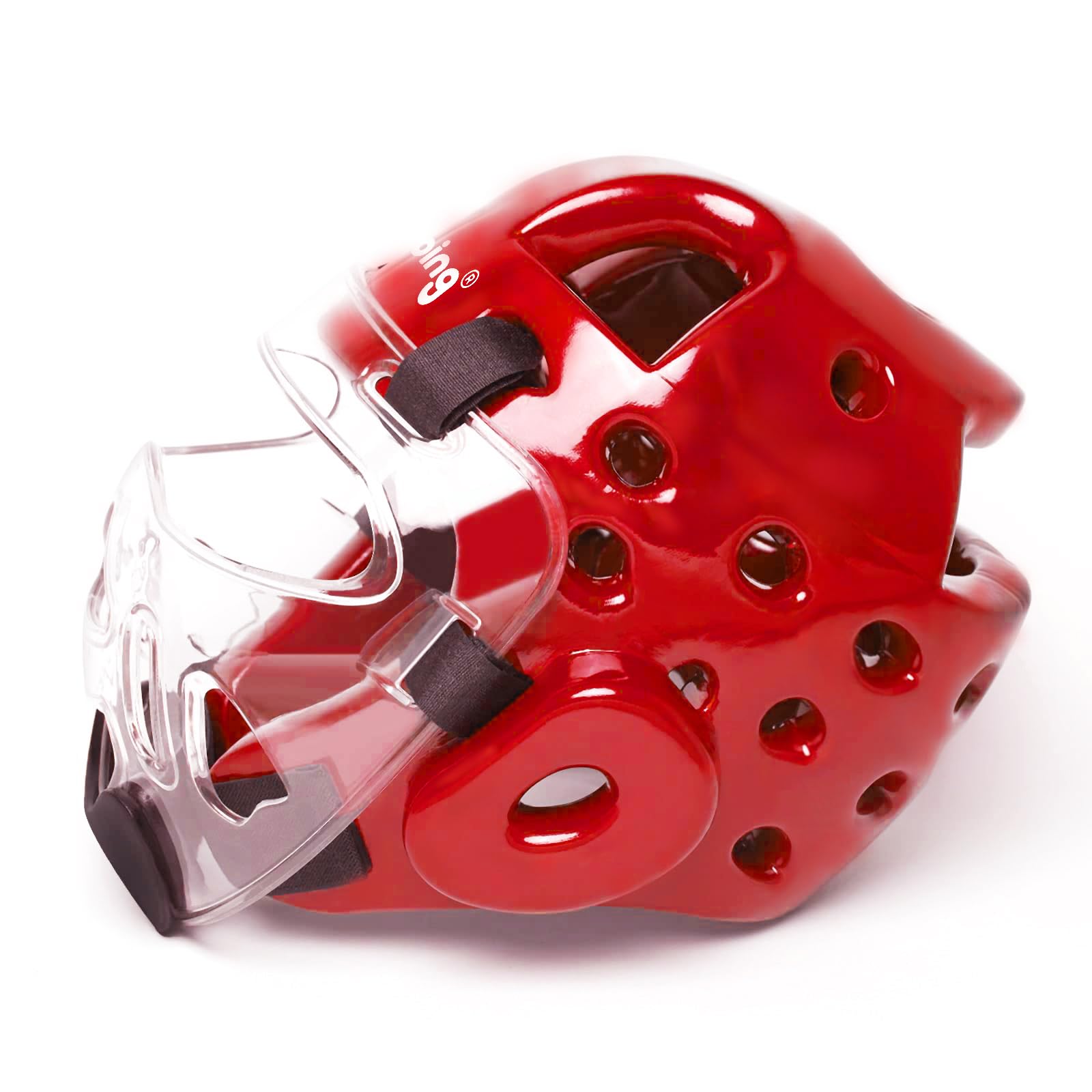 Photo 1 of TuToing Kids Adults Karate Headgear with Face Shield, MMA Martial Arts Headgear Boxing Soft Helmet Taekwondo Sparring Head Gear
