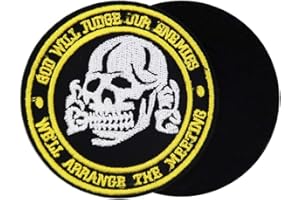 ROCKAPATCH God Will Judge Our Enemies Embroidered Hook and Loop Patch