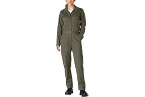 Dickies womens LONG SLEEVE COTTON TWILL COVERALLWork Utility Coveralls