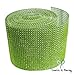Apple Green Diamond Mesh Wrap Roll Rhinestone Crystal Ribbon 4.5