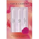 Vince Camuto 3 PC Gift Set for Women, Includes Travel Size Eau de Parfum Perfume Sprays of Amore, Bella, and Wonderbloom, Stocking Stuffer Gift for Christmas, 0.34 Fl Oz