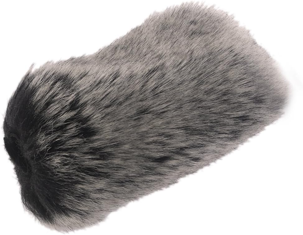Furry Microphone Windscreen, Baymery Outdoor Wind Cover Muff Pop Filter Fur Windshield for Rode VideoMic, Nonsha NA-Q7,Long Shotgun Mics