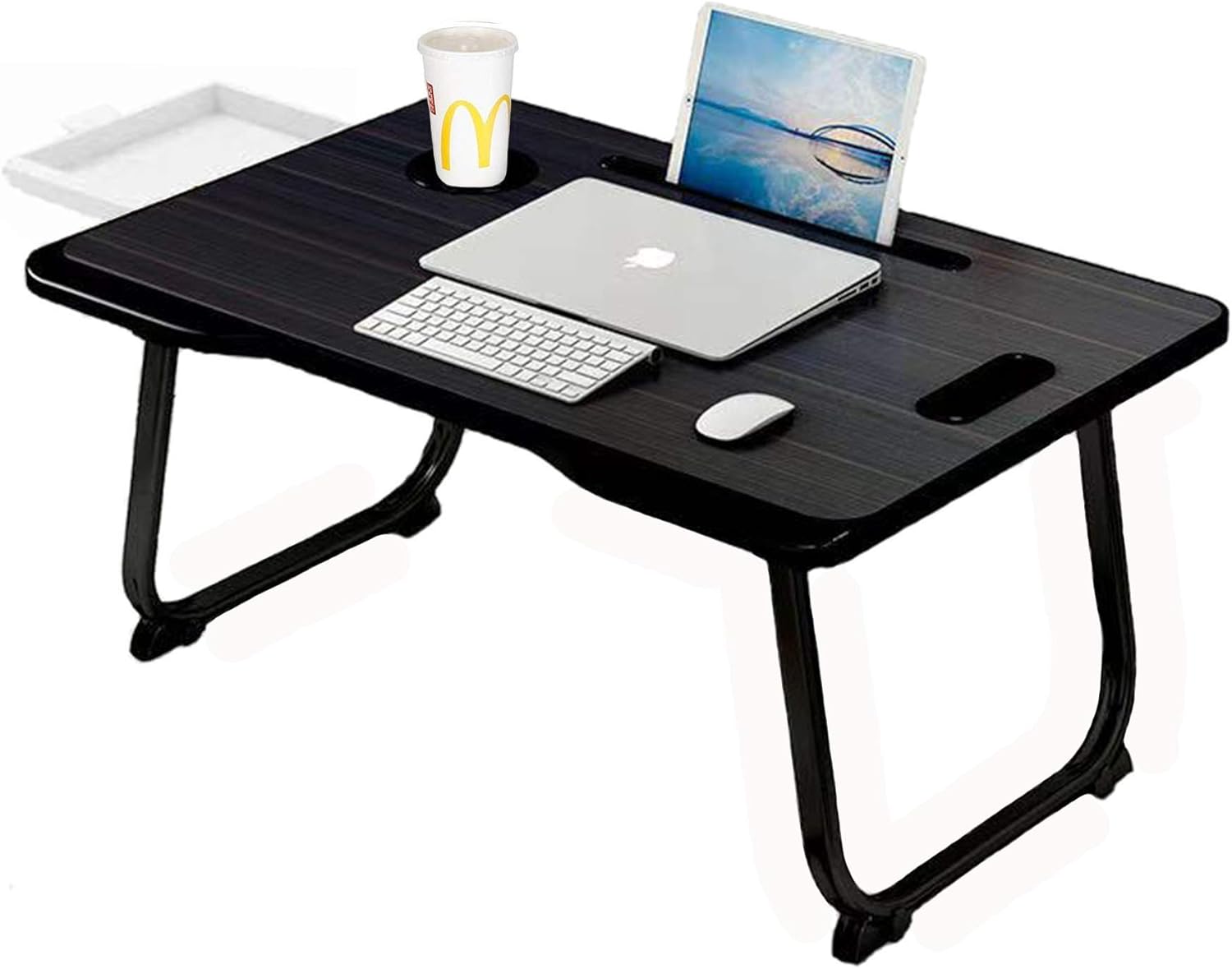 Upgraded Foldable Laptop Table, Portable Laptop Desk,Adjustable Lap
