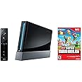 Black Wii Bundle w/ New Super Mario Bros (Renewed)