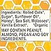 Cascadian Farm Organic Oats and Honey Crunchy Granola Bars, 5 ct, 7.1 oz