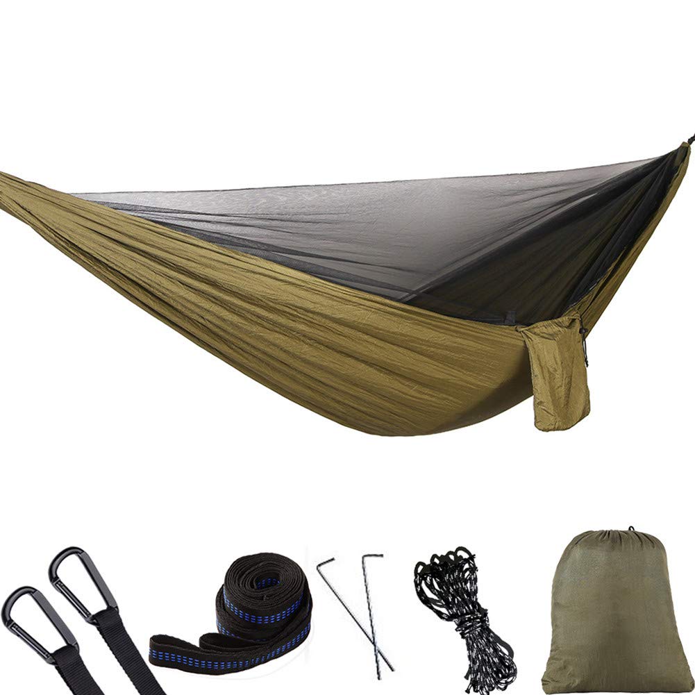 Best portable nylon hammock with mosquito net