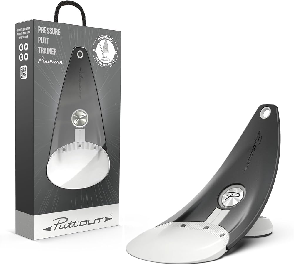 PuttOut Premium Pressure Putt Trainer - Golf Putting Aid