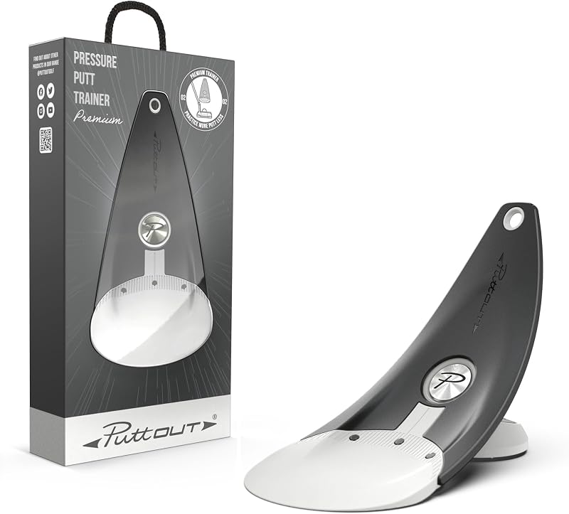 PuttOut Premium Pressure Putt Trainer - Golf Putting Aid