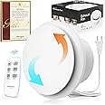 SBONNI 4 Inch Exhaust Fan, Upgraded Two Way Bathroom Exhaust Fan with Remote Control Low Noice Household Ventilation Fans, Window Ceiling Wall Mount Vent Fan for Bathroom Kitchen Garage