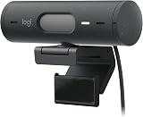 Logitech Brio 500 Full HD Webcam with Auto-Framing Privacy Shutter USB-C view 4