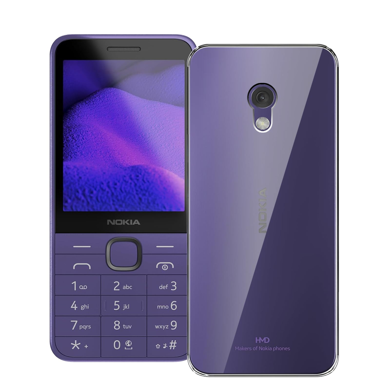 Xiangyun Case for Nokia 235 4G 2024/Nokia 215 4G 2024/Nokia 220 4G 2024 (2.8"), Ultra Slim Soft Touch Shockproof Transparent Phone Case Full-Body Protective Anti-Scratch Anti-Fall Rugged Bumper Cover