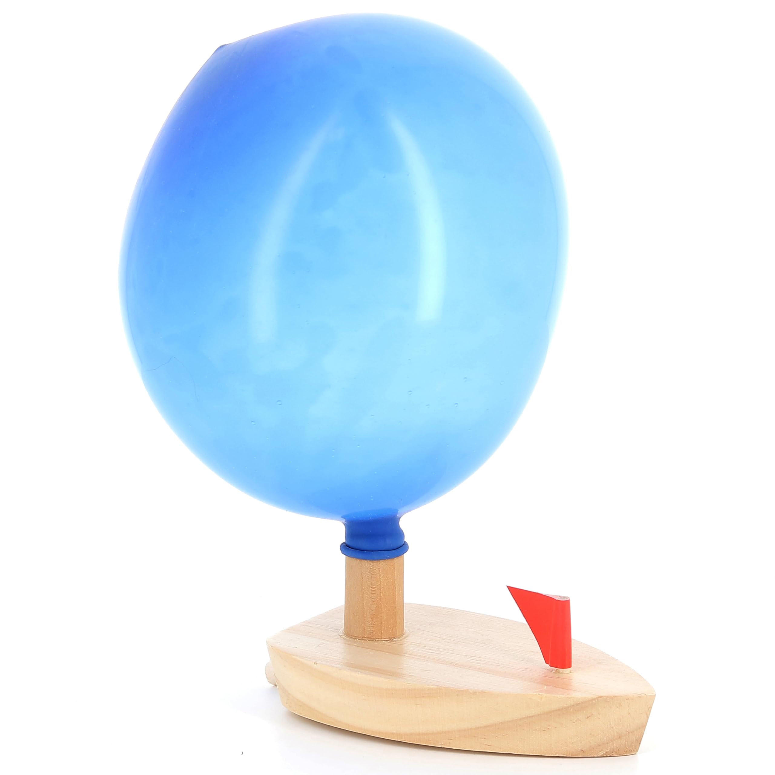 Vilac Balloon Powered Wooden Boat, Boat (14 x 5.5 x 6 cm)