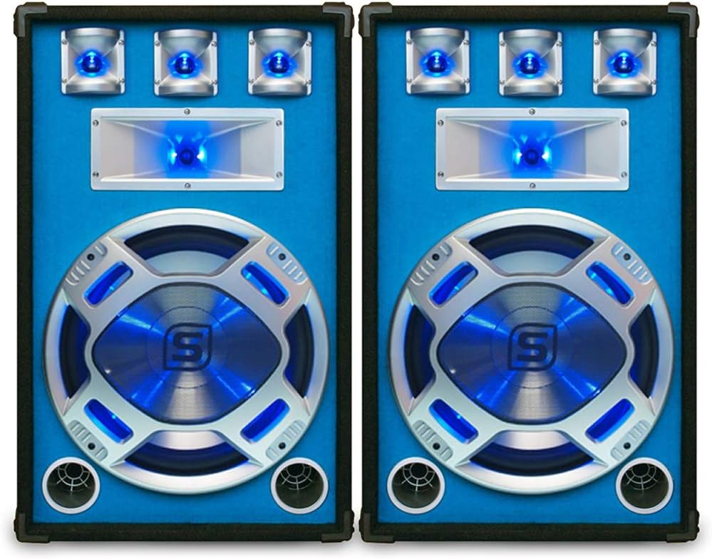 skytec 800w speakers