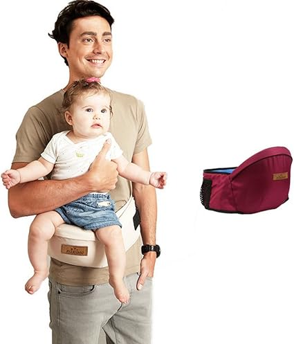Kangourou Porte Bebe Taille Tabouret Walkers Bebe Sling Tenue Ceinture Sac A Dos Hipseat Ceinture Enfants Infant Hip Assise Pour Tout Petits Enfants Rouge Amazon Fr Bebes Puericulture