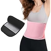 VZYUVY 2 Pcs Belt Waist Cincher Ab Belt Tummy Control Body Shaper, Womens Waist Trainer, Breathable (Medium) Black