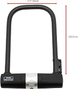 Burg-Wächter 1580 HB Long Shackle Lock 13.8mm 200mm Black 2 Keys view 3