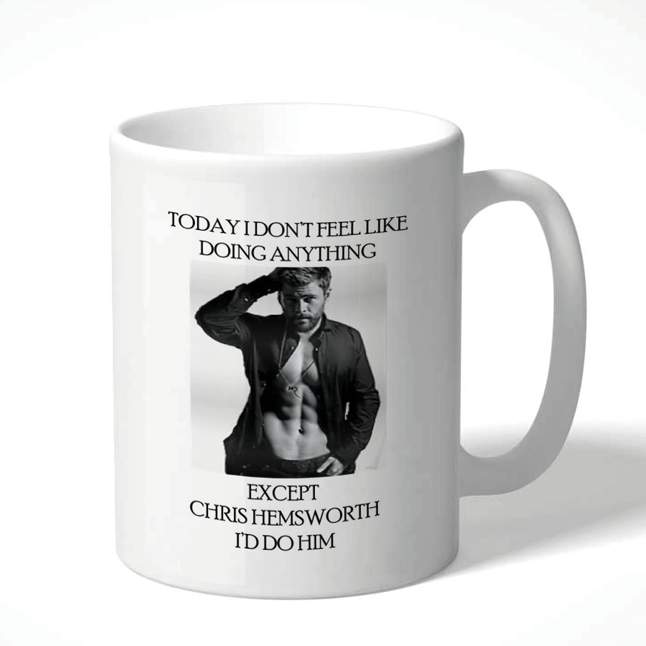 Cheeky Chops Mug - I Would do Chris Hemsworth - Thor -Funny Novelty Birthday Office Cup Drink