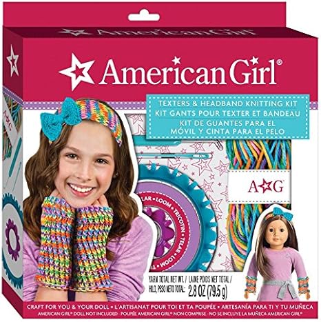 American Girl Texters And Headband Knitting Kit Motorcycles