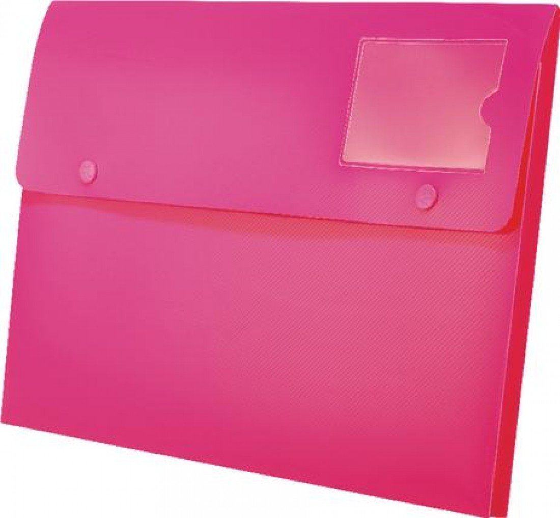 Rexel Joy Popper Wallet with Extra Cap - Pretty Pink
