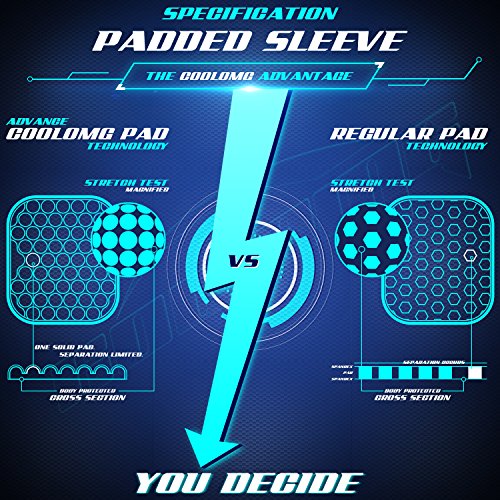 image for COOLOMG 2 Packs (1 Pair) Kids Adult EVA Pads Crashproof Basketball Leg
