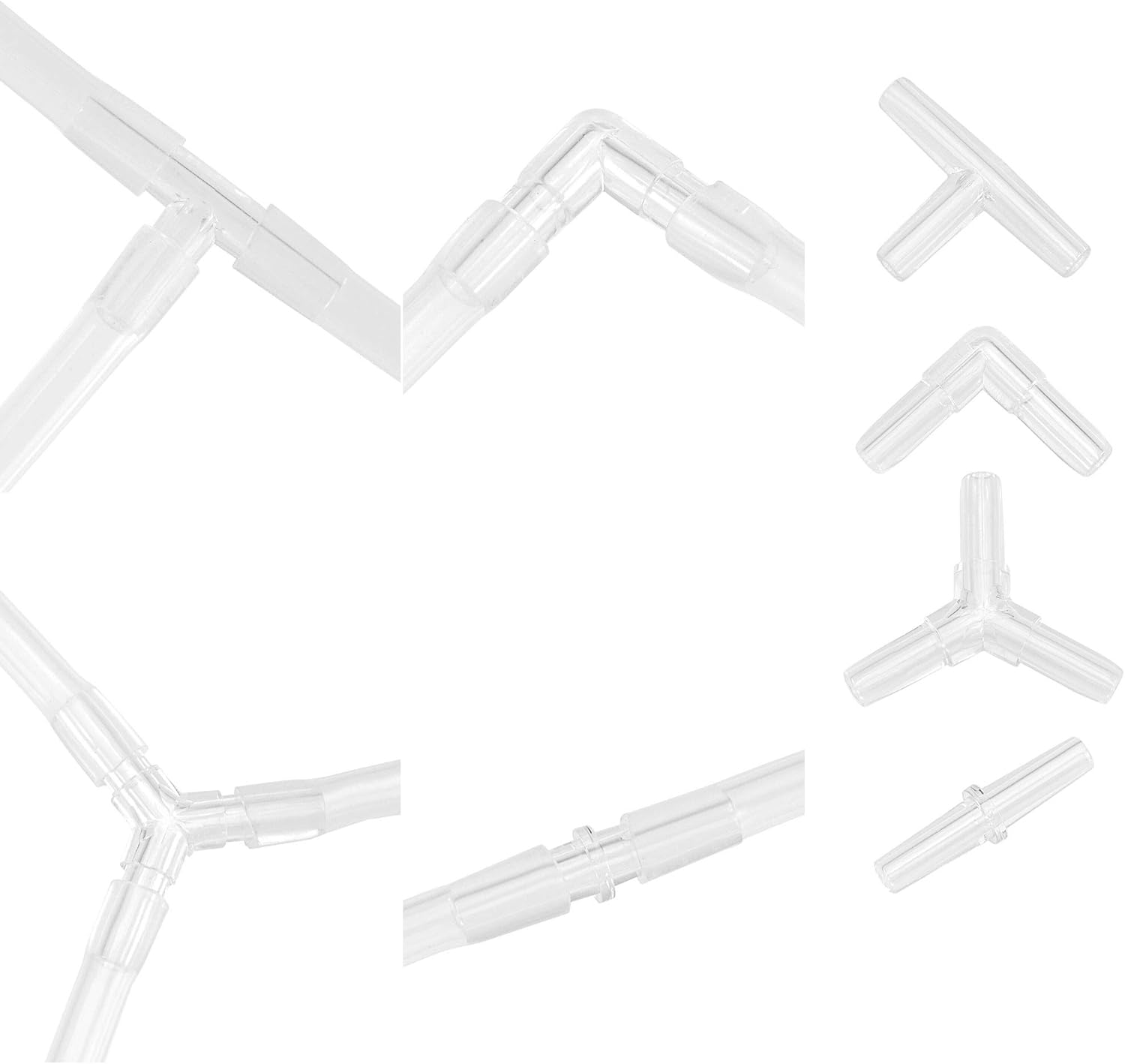 sourcing map Silicone Tubing Kit 4mm ID 6mm(1/4") OD 10m Aquarium Pump Hose Silicone Rubber Tube Clear - Image 4