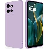GiiYoon Silicone Case for Motorola Moto G 5G 2025, Purple | Full Body Silky Soft Touch, Camera Protection, Shockproof Cover, Microfiber Lining