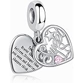 TCHYUN Sweet Number 16 18 21 Double Heart Charm Happy Birthday Bead Compatible with Pandora Bracelet Women