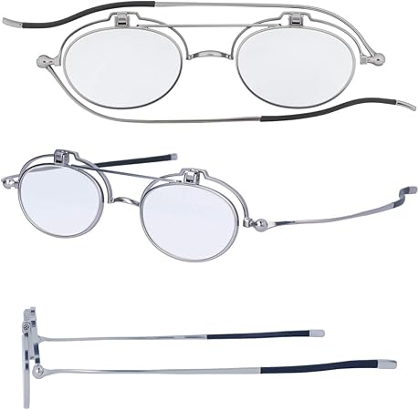 Amazon Shiori 老眼鏡 薄型リーディンググラス Si 07 1 3 00 跳ね上げ式 シルバーマット Shiori 老眼鏡