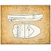 Vintage 1943 Chris Craft Boat Patent - Great Beach House, Cabin and Lake House Decor, Nautical Artwork, Great Gift for Boater, Sailor, and Boating Yacht Owner, 11x14 Unframed Patent Print Poster