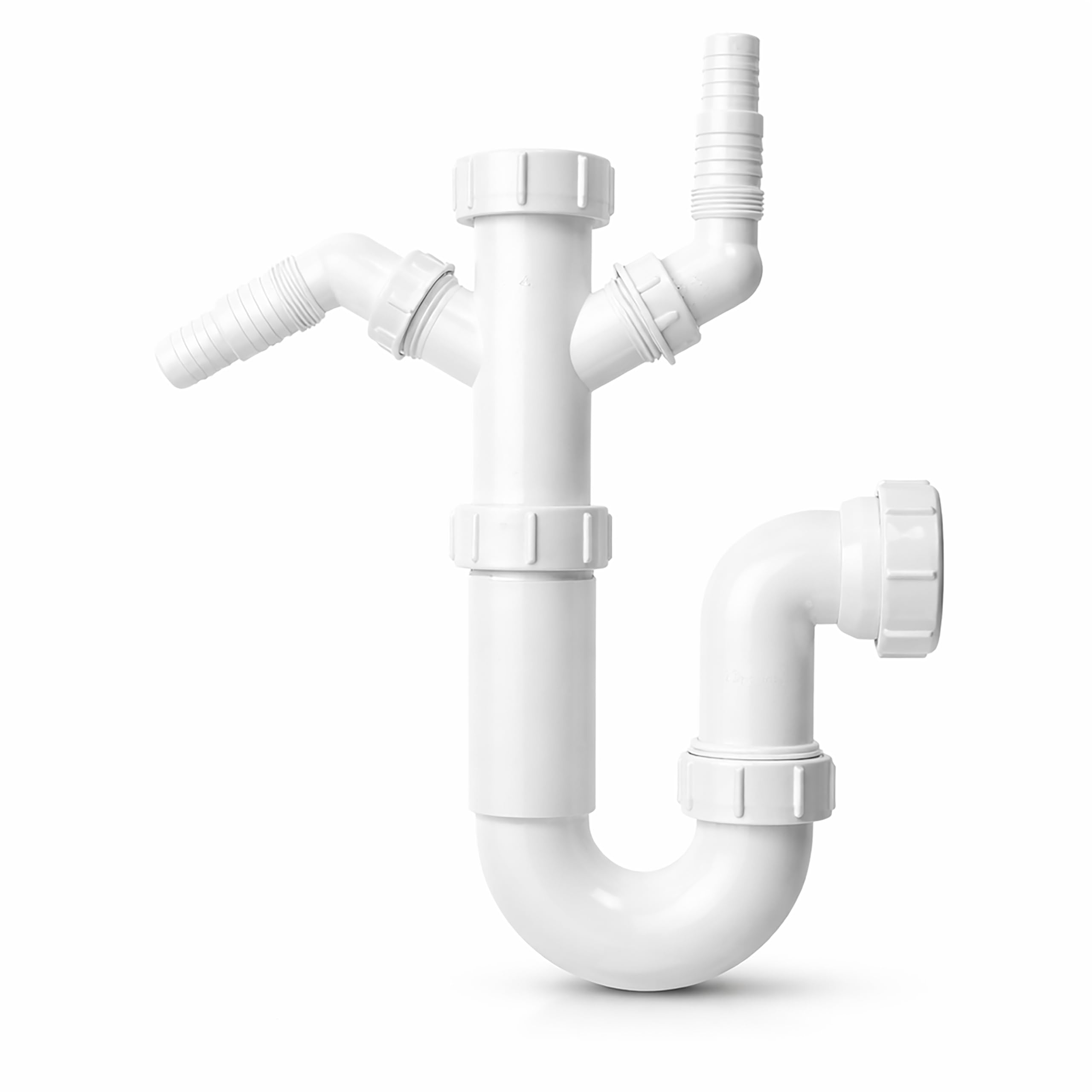 MaKe Washing Machine Trap with Seal & 2 Spigots 40mm x 75mm